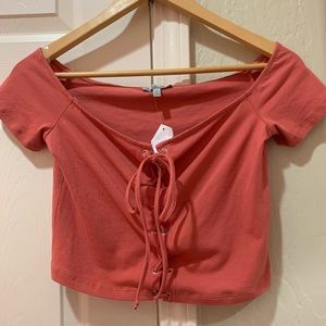 Tie up crop top